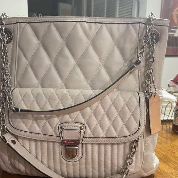 Coach Handbags - Coach ivory purse
